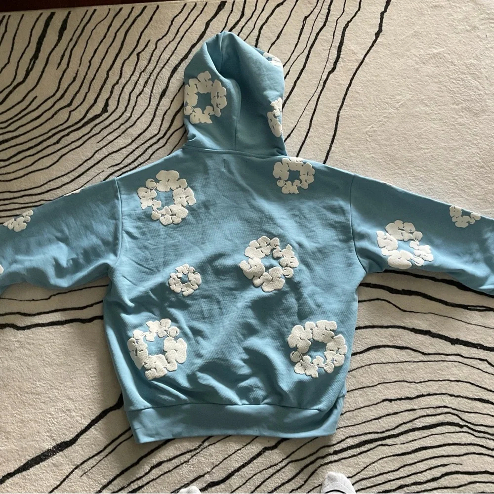 Denim tears light blue hoodie - Picture 2 of 3